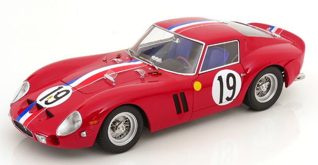 KKDC120125 KK scale 1:12 Ferrari 250 GTO 1962 2nd 24h Le Mans 1962 #19