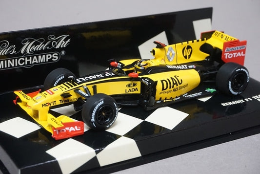 1:43 MINICHAMPS 410100011 Renault F1 Team R30 2010 #11 R.Kubica model car