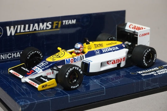 1:43 MINICHAMPS 400860005 Williams Honda FW11 1986 #5 N.Mansell model car