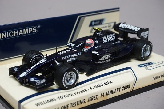 1:43 MINICHAMPS 400080108 Williams Toyota FW29B Kazuki Nakajima #8 model car