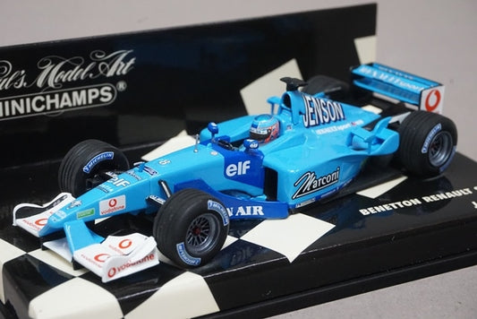 1:43 MINICHAMPS 400010008 Benetton Renault Sport B201 #8 J.Button model car