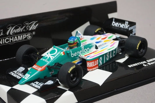 1:43 MINICHAMPS 430860020 Benetton BMW B186 1986 #20 G. Berger model car