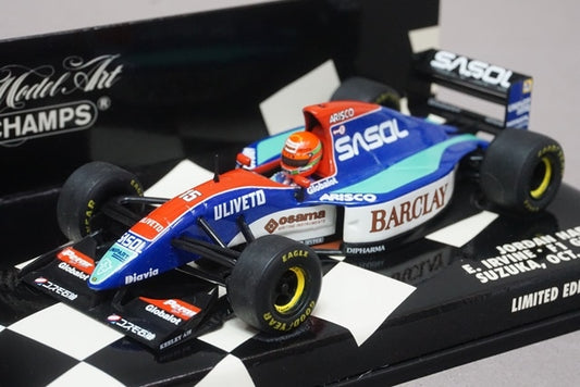 1:43 MINICHAMPS 400930115 Jordan Hart 193 F1GP Suzuka Debut 1993 #15 E.Irvine