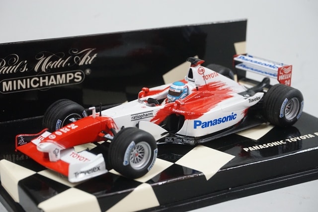 1:43 MINICHAMPS 400020024 Panasonic Toyota Racing TF102 #24 M.Salo model car