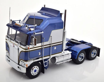 RK180144 ROAD KINGS 1:18 Kenworth K100 Aerodyne 1976 bluemetallic/silver