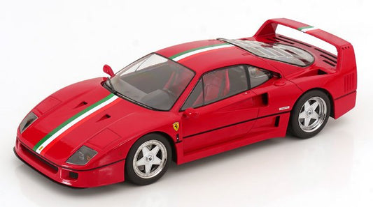 KKDC180696 KK scale 1:18 Ferrari F40 Italia Design red/white/green