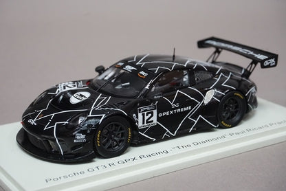 1:43 SPARK SP325 Porsche GT3 R GPX Racing "The Diamond" Paul Ricard Practice #12