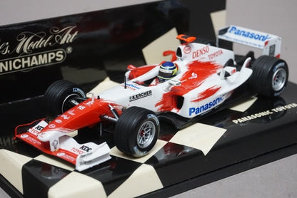 1:43 MINICHAMPS 400040016 Panasonic Toyota TF104 #16 C. da Matta avex decal