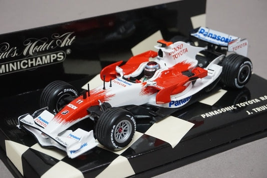 1:43 MINICHAMPS 400080011 Panasonic Toyota Racing TF108 2028 #11 J.Trulli