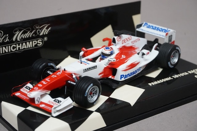 1:43 MINICHAMPS 400040017 Panasonic Toyota Racing TF104 #17 O. Panis avex decal