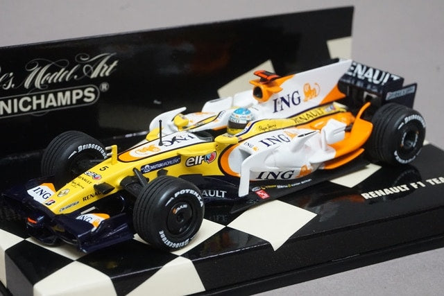 1:43 MINICHAMPS 400080005 Renault F1 Team R28 2008 #5 model car