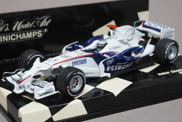 1:43 MINICHAMPS 400080003 BMW Sauber F1.08 2008 #3 N. Heidfeld model car