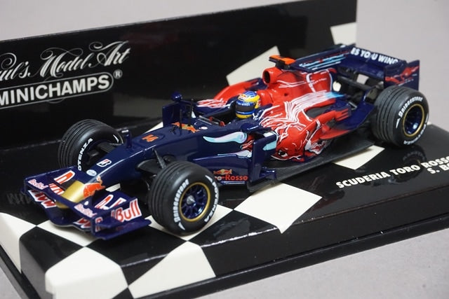 1:43 MINICHAMPS 400080014 Scuderia Toro Rosso STR3 2008 #14 S.Bourdais model car