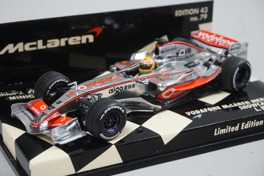 1:43 MINICHAMPS 530074372 Vodafone McLaren Mercedes Show Car 2007 #2 L. Hamilton