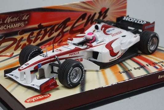 1:43 MINICHAMPS 403060293 Kyosho Custom Honda Super Aguri F1 Car '6 #23