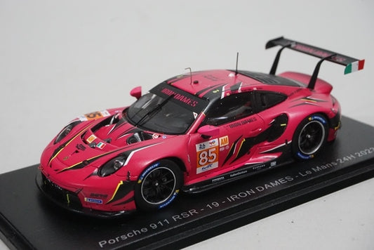 1:43 SPARK S8766 Porsche 911 RSR-19 Iron Dames LM 24H 2023 #85 model car