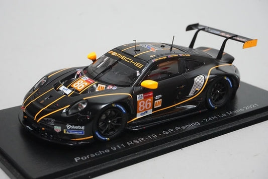 1:43 SPARK S8271 Porsche 911 RSR-19 GR Racing LM 24H 2021 #86 model car