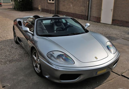 [ Pre-order ] P18229C BBR 1:18 Ferrari 360 Modena Spider manual gear Grigio Alloy Black *Clear case included