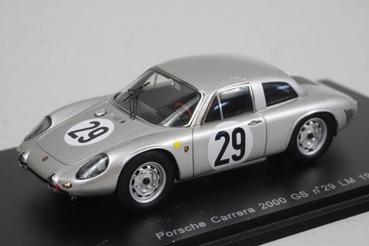 1:43 SPARK S1967 Porsche Carrera 2000 GS LM 1963 #29 model car