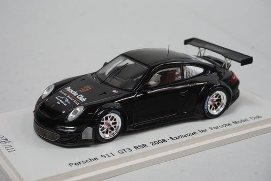 1:43 SPARK SAM050 Porsche Club Custom Porsche 911 GT3 RSR 2008 model car