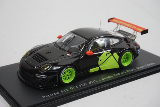 1:43 SPARK Porsche Club Porsche 911 GT3 RSR '12 Android Robot Black model car