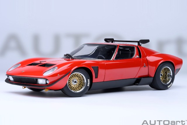 [ Pre-order ] 79171 AUTOart 1:18 Lamborghini Miura SVR Jota Red