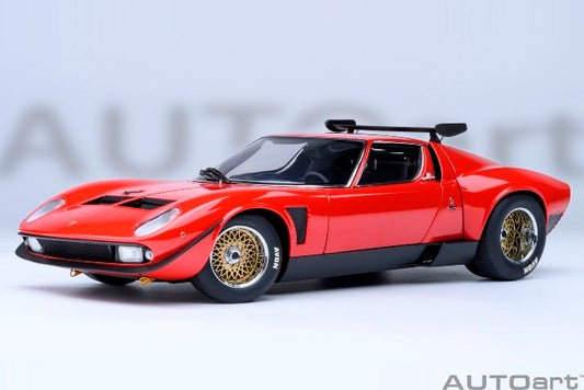 [ Pre-order ] 79171 AUTOart 1:18 Lamborghini Miura SVR Jota Red