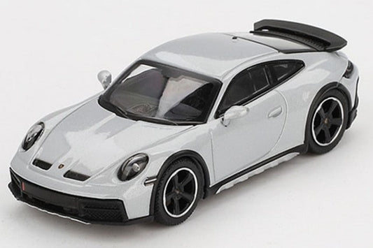 [ Back-order ] TSM MINI-GT MGT00891-L 1:64 Porsche 911 Dakar Ice Grey Metallic LHD model car