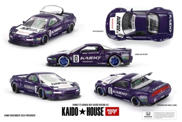 KHMG173 TSM MINI-GT 1:64 Honda NSX Kaido Racing V2 LHD model car
