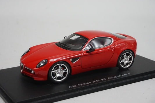 1:43 SPARK KBS023 Alfa Romeo Alfa 8C Competizione Red model car