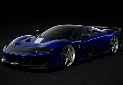 [ Pre-order ] PP18253D BBR 1:18 Ferrari F80 opt carbon Blu Elettrico wheels silver *Clear case included