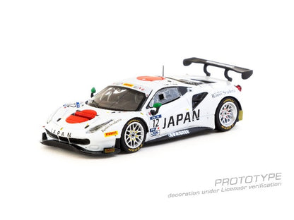 T64-072-18GTN12 Tarmac Works 1:64 Ferrari 488 GT3 FIA GT Nations Cup 2018 T.Kondo / K.Seto Japan Limited Edition