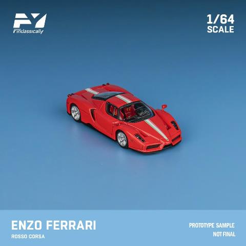 [ Pre-order ] FY64068 Finclassically 1:64 Ferrari Enzo Red Italian Flag