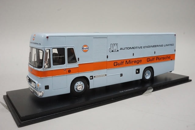 1:43 SPARK S0289 Gulf Transporter 1971 model car