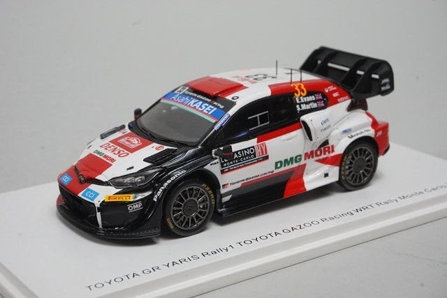 1:43 SPARK S6691 Toyota GR Yaris Rally 1 GAZOO WRT Rally Monte Carlo '22 #33