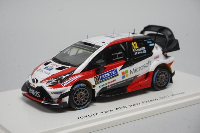 1:43 SPARK S5169 Toyota Yaris WRC Rally Finland Winner 2017 #12 model car