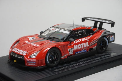 1:43 EBBRO KWAM122064 Nissan GT-R Racing Super GT 2010 Launch Ver. #23 model car