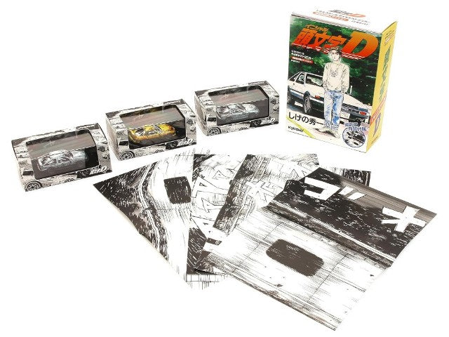 K07057AA Kyosho 1:64 Initial D Manga-style Painted Set of 3