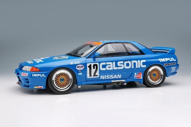 [ Pre-order ] EML185 Make Up EIDOLON 1:18 Nissan Calsonic Skyline GT-R Gr.A JTC West Japan Circuit 1990 Winner