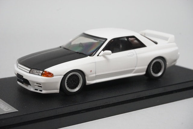 1:43 HPI 8287 Nissan Skyline GT-R (R32) White Pearl model car