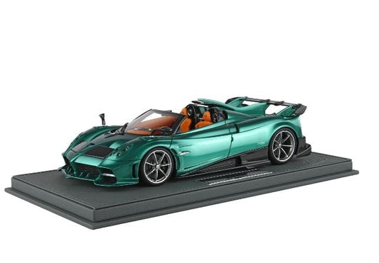 [ Pre-order ] P18250A BBR 1:18 Pagani Imola Roadster Verde Rio *Clear case included