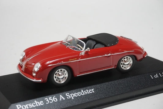 1:43 MINICHAMPS 430065540 Porsche 356 A Speedster 1956 Dark Red model car