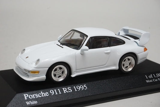 1:43 MINICHAMPS Custom made for miniature car fans: Porsche 911 RS 1995 White