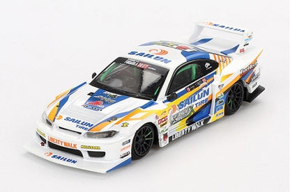 MGT00895-R TSM MINI-GT 1:64 Nissan Silvia S15 LB-Super Silhouette #555 RHD model car