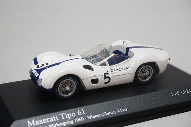 1:43 MINICHAMPS 400601205 Maserati Tipo 61 1000Km Nurburgring Winner 1960 #5