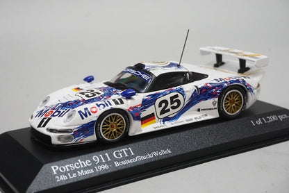 1:43 MINICHAMPS 430966625 Porsche 911 GT1 LM 24H 1996 #25 model car