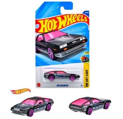 [ Pre-order ] JFN34-9866 Hot Wheels Basic Car DMC Delorean 12 pcs / 1 box