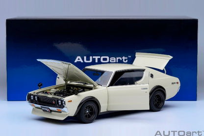 [ Pre-order ] 77467 AUTOart 1:18 Nissan Skyline 2000GT-R (KPGC110) Tuned Version White