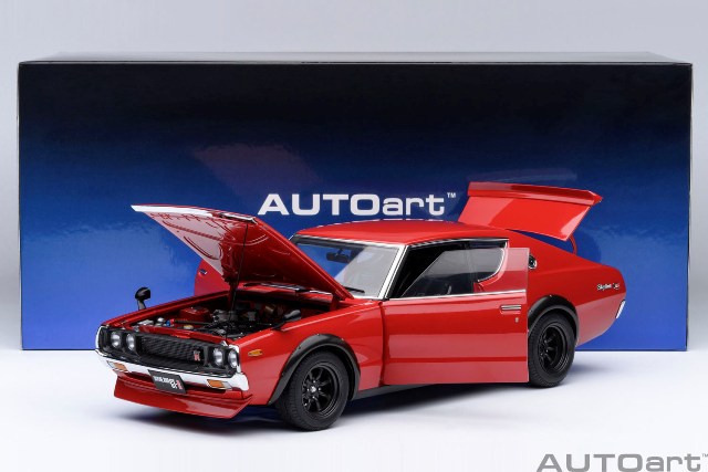 [ Pre-order ] 77468 AUTOart 1:18 Nissan Skyline 2000GT-R (KPGC110) Tuned Version Red