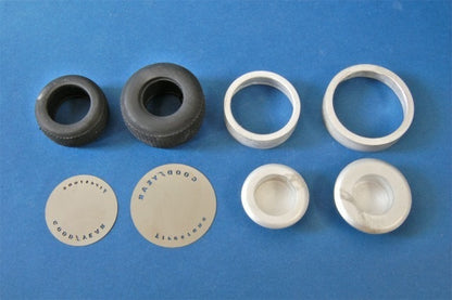 P987 Model Factory Hiro 1:20 Tire Template set 1960's Tire template set for 1960's F1